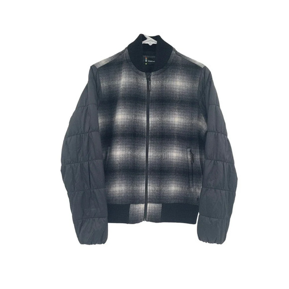 SmartWool Women's Bomber Jacket Size XS Merino Wool Ibera Plaid - Picture 3 of 16